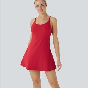 HALARA Vibrant Red Dress